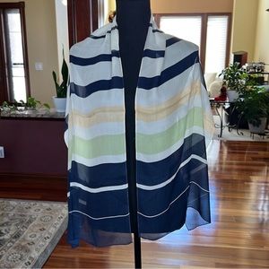 Ann Taylor 100% Silk Scarf 58 x 17